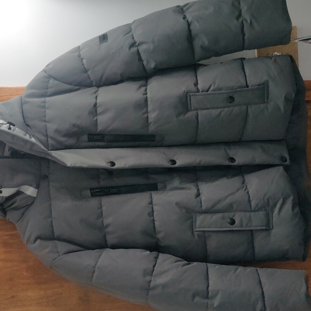 Michael Kors, L, Gray winter coat